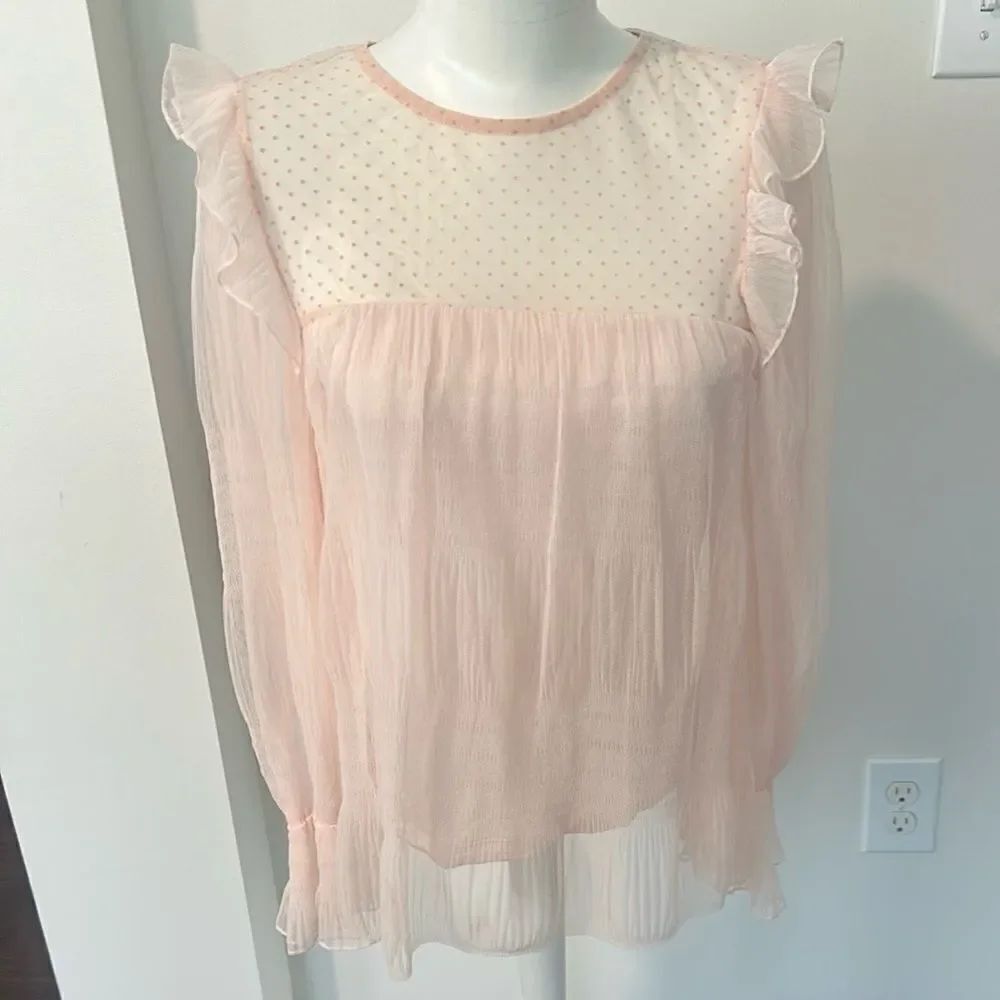 Maje Semi-sheer Dainty Blouse 2=M